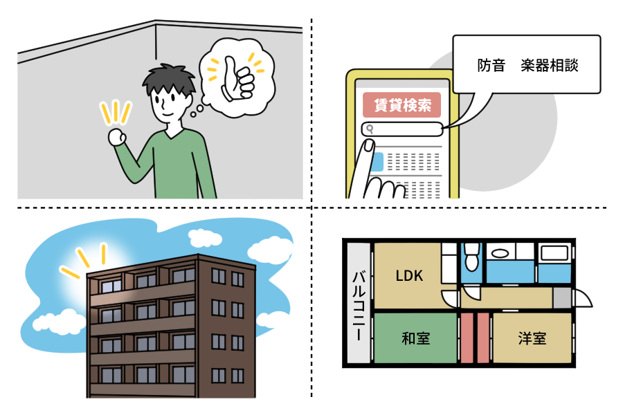 配信者が賃貸物件を探すときのポイント